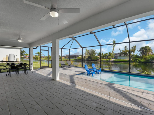 Beautiful Florida Vacation Villa with Private Pool & Canal Views